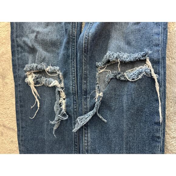 EUC Asos High Rise Mom Jeans Women’s Blue Remo Jeans Denim Size US 0 UK 24/32 - Picture 6 of 6